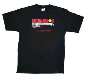 Shellapalooza II Concierto Camiseta Algodón 2006 Fruit Of The Loom Grande Negra De Colección - Imagen 1 de 8