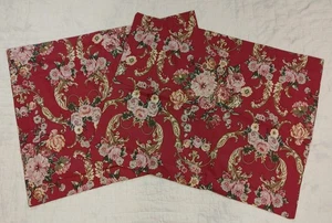 LRL Ralph Lauren Danielle Red MARISELLE 2 Pillow Shams Standard Size - Picture 1 of 7