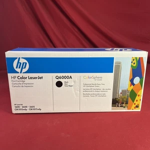 HP Color LaserJet Print Cartridge (Q6000A) Black Toner 1600, 2600, 2605 - Picture 1 of 6