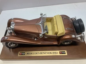 Modellauto Mercedes Benz 500 K Roadster 1:18 braun - Bild 1 von 8