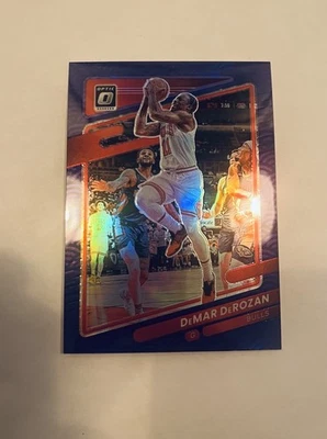 DeMar DeRozan 2021-22 Donruss Optic Basketball Purple Photon Prizm #28 Bulls - Image 1 of 3