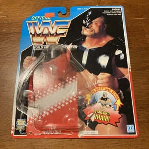 WWF HASBRO Warlord Action Figure Card & Blister Opened NO FIGURE - Picture 1 of 7