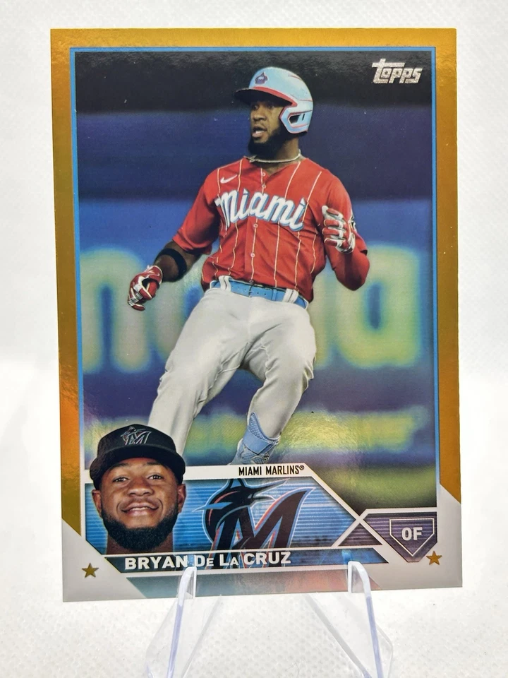 2023 Topps Series 2 - Bryan De La Cruz #599 Gold Foil - Image 1 of 1