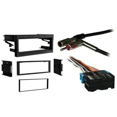Fits Chevy Full Size Express Van 96-00 Single DIN Harness Radio Dash Kit - Image 1 of 4