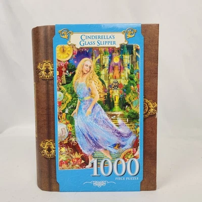 New Sealed Master Pieces "Cinderella's Glass Slipper" 1000 Pc Puzzle 2015 - Image 1 of 4