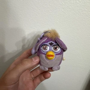 Vintage 1999 Furby Tiger sprechende Schlüsselanhänger Clips spricht verschiedene Sätze - Bild 1 von 4