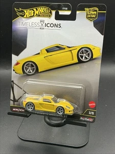 Hot Wheels 2025 Premium Car Culture icone senza tempo Porsche Carrera GT con protettore - Foto 1 di 1