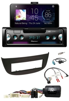Pioneer USB Lenkrad Bluetooth DAB Autoradio für Renault Wind 2010-2013 N schwarz - Bild 1 von 4