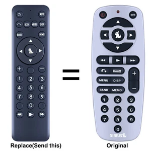 Remote Control For Sirius Satellite Radio ST2 Starmate Replay Satellite Receiver - Picture 1 of 8