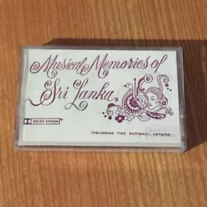 MUSICAL MEMORIES OF SRI LANKA - RARE TAPE / K7 !!!!!!!! - Imagen 1 de 2