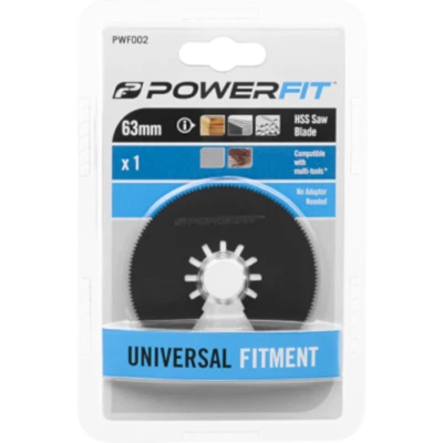 PowerFit (PreciseFit) - 63mm HSS Saw Multi-Tool Blade - PWF002 - High Quality - Image 1 of 2