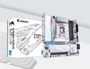 GIGABYTE B760M AORUS ELITE X AX LGA1700 DDR5 Motherboard - Bild 1 von 5