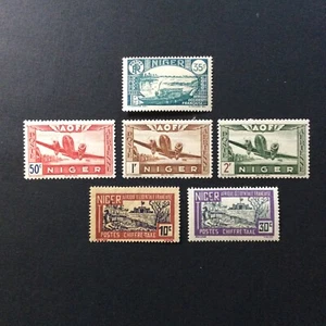 BroadviewStamps FR Niger #42, C6-8, J12, J16 MH F-VF. - Picture 1 of 2