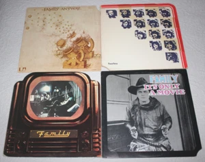 FAMILY (4 x LP Vinyl Lot) Anyway / Fearless / Bandstand / It's Only A Movie - Picture 1 of 2