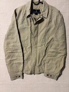 VTG London Fog Mens Jacket Medium Windbreaker Beige Outdoor Lightweight - Picture 1 of 7