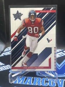 Leaf Rookies and Stars #36 2004 Andre Johnson, EX++ - Imagen 1 de 2