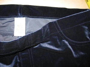 Time & Tru,LEGGINGS,Royal Blue Velveteen,Stretch Polyester/Spandex 16/18,XL - Picture 1 of 7