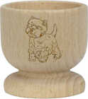 'West Highland Terrier' Wooden Egg Cup (EC00018566)