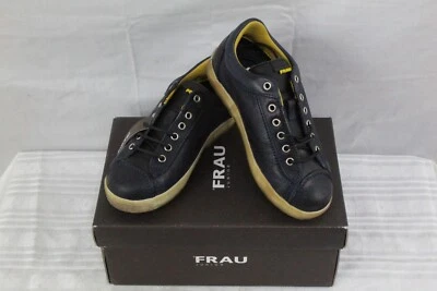 Frau Boys' Navy Storm Lace Up Rubber Sole Italian Shoes 10.5 Blue NWB - Image 1 of 4