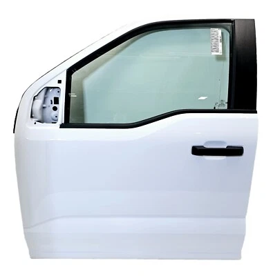 Door Assembly Ford F-150 Pickup Front Left Oxford White 2021-2025 OEM Take-off - Image 1 of 4