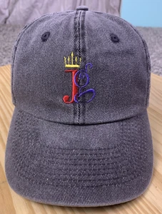 JERSEY GIRL Gorra de Música Sombrero Mujer Correa Trasera Negro Lavado Claro Denim Toppers Banda - Imagen 1 de 7
