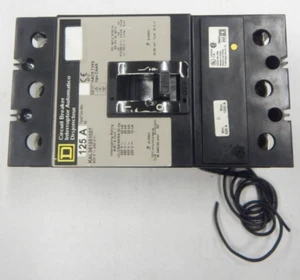 Square D KAL36125 1027 MCCB 3Ø 125 amp 600v 25kA @ 480v 24v shunt trip USED - Picture 1 of 5