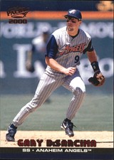 2000 Pacific Ruby Anaheim Angels Baseball Card #3 Gary DiSarcina