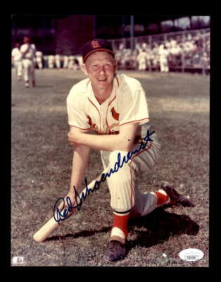 Red Schoendienst JSA Coa Hand Signed 8x10 Photo Autograph - Image 1 of 3