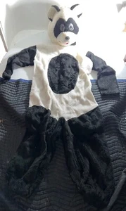 Panda Costume Mascot Animal Gloves Cosplay Adult One Size VTG - Picture 1 of 16