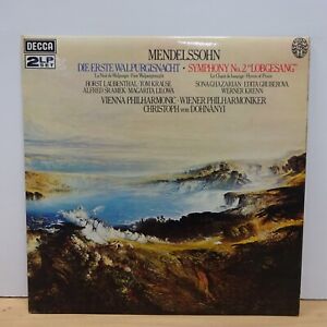 D133D 2 MENDELSSOHN Symphony no 2 VIENNA PHIL VON DOHNANYI DECCA STEREO 2LP EX+