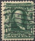 STATI UNITI USA 1902 - Usato  1 c. Benjamin Franklin  #SUW