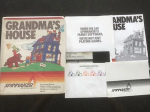 Vintage 1984 Grandma's House Apple Computer Software Spinnaker Game - Picture 1 of 7