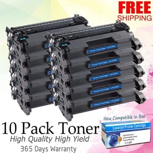 10 Pack Compatible CF226A 26A Toner For HP LaserJet Pro M402n MFP M426fdn M426dw - Picture 1 of 6