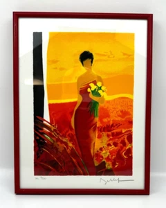 Emile Bellet Serigraphie signiert nummeriert gerahmt 10"x13", limitierte Auflage HC 15/100 SELTEN - Bild 1 von 8