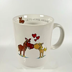 Let's Horse Around Papel Mug Novelty Horse Love Couple Coffee Tea Mug - Bild 1 von 13