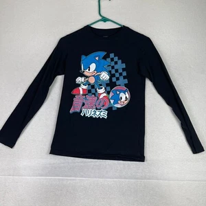 Sonic The Hedgehog japanisches T-Shirt Junior Damen Größe Large Langarm - Bild 1 von 9