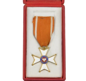 2190 WW2 POLISH ORDER OF POLONIA RESTITUTA KNIGHTS CROSS POLAND 1944 - Picture 1 of 7