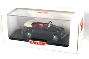 WIKING, VW Käfer Cabriolet, 1:40, schwarz, OVP, Vitrinenstück - Picture 1 of 5