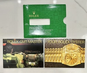 OEM Vintage Rolex GMT Master II 1997 Booklet 16700 16718 16713 16710 Pepsi Coke - Picture 1 of 9