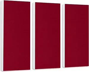 Schallabsorber-Set Colore aus Basotect G+ Schalldämmung - 3 Elemente Rot - Bild 1 von 9