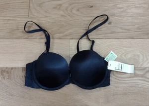 Felina schwarz 34A 90499 schwarz trägerlos mit wandelbaren Trägern Push Up UW Neu mit Etikett - Bild 1 von 3