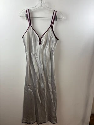 Jones New York Ropa de Dormir Vestido Mujer Grande Blanco Sin Mangas Cuello en V Jersey Foto 1 de 4