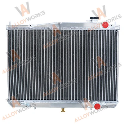 4Row Radiator Fit 1998-2004 Nissan Frontier/ 2000-2004 Xterra XE SE 2.4 3.3L AT Foto 1 de 4