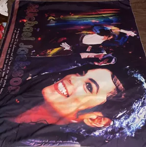 Michael Jackson Wandbehang Schlafzimmer Dekor Wandteppich Stoff Poster 48" x 56" - Bild 1 von 6