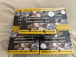 5) 2008 Upper Deck Baseball Documentary Unopened Factory Sealed Wax Boxes - Picture 1 of 1