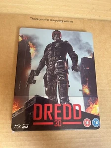 Dredd (2012) Rare UK 3D & 2D Blu Ray Steelbook NEW & SEALED 2000AD - Rare! - Picture 1 of 4