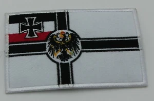 Erster Weltkrieg Deutsche Marine Flagge Aufnäher - Bild 1 von 2