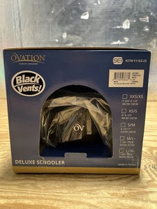 Ovation Deluxe Schooler Helmet Large/XLarge Black BoxDamaged - Picture 1 of 9