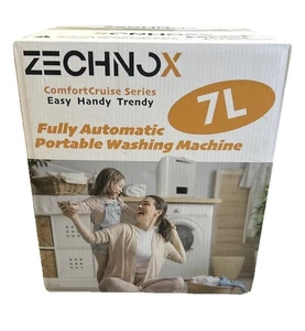 ZECHNO FULLY AUTOMATIC PORTABLE WASHING MACHINE. 7L Easy Handy Trendy - Picture 1 of 8