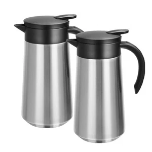 28oz Coffee Carafe Airpot Insulated Coffee Thermos Urn Stainless Steel Vacuum... - Picture 1 of 7